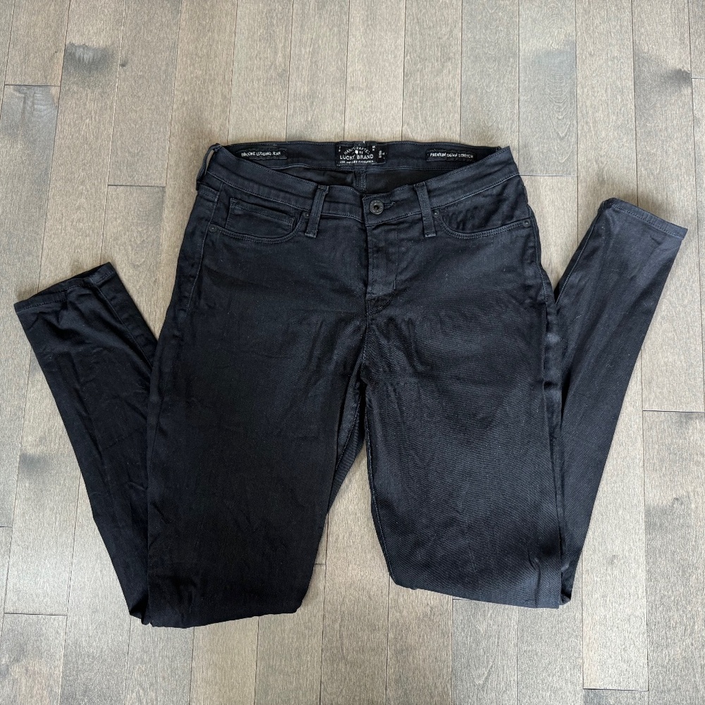 Lucky Brand Jeans Brooke Jean Legging Black Women's 29